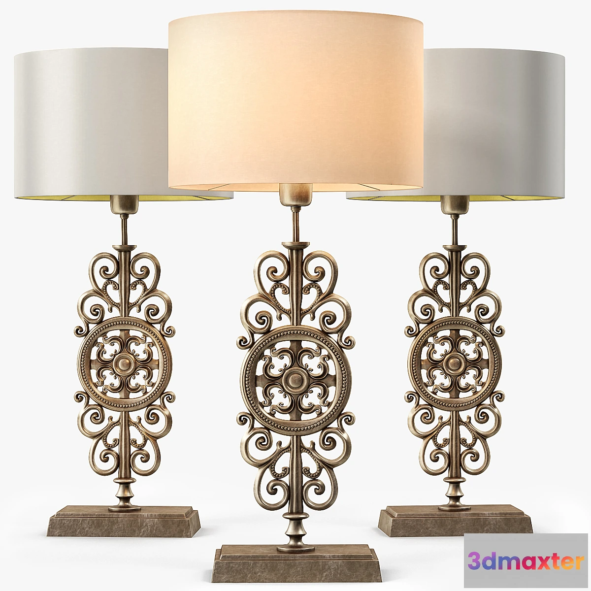 650865 - LuxDeco Prague Bronze Table Lamp