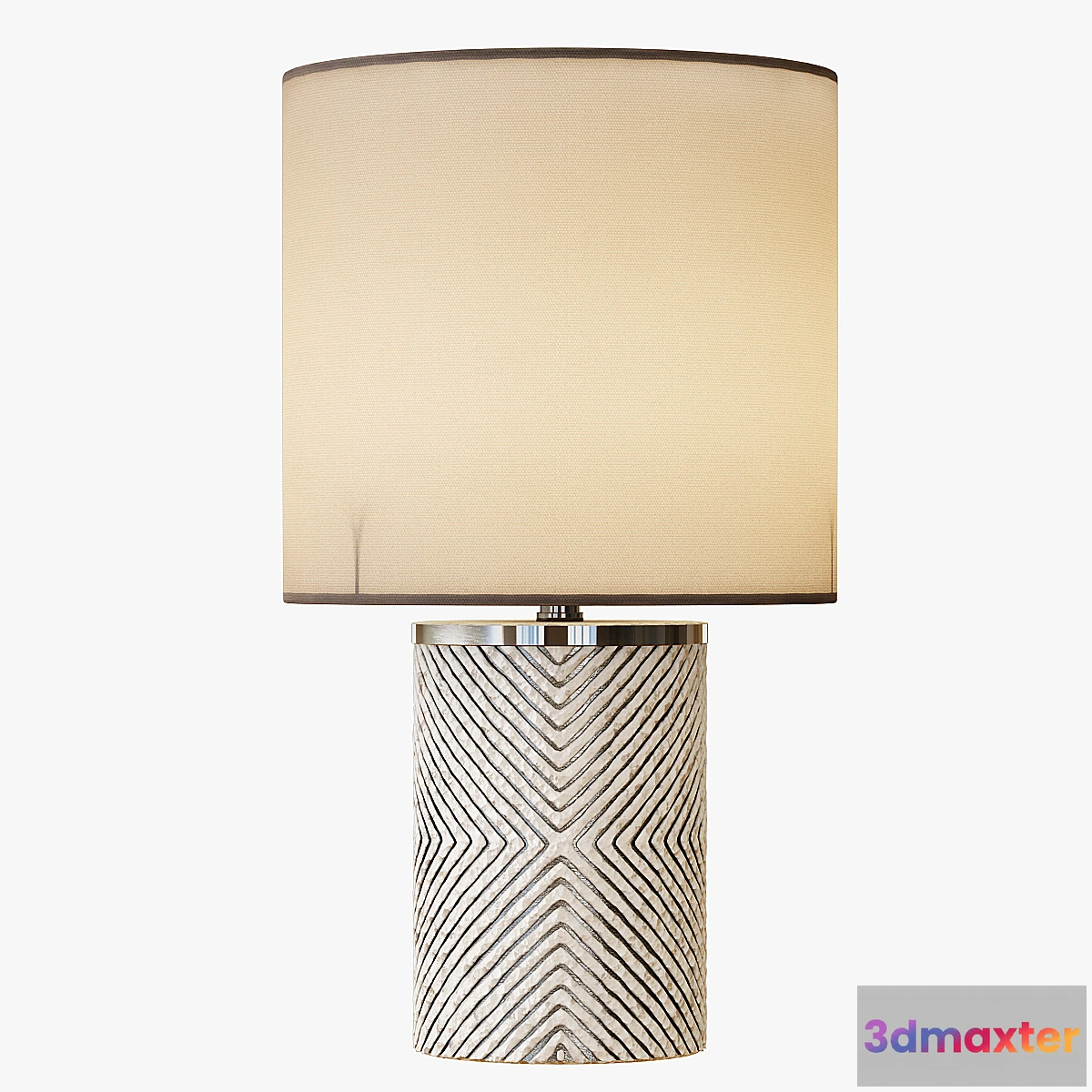 650877 - Etched Glass Table Lamp