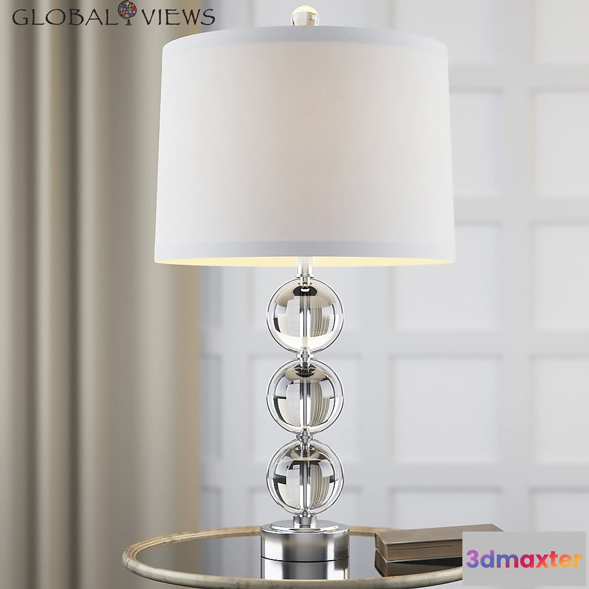 650879 - Global Views Crystal Ball Lamp