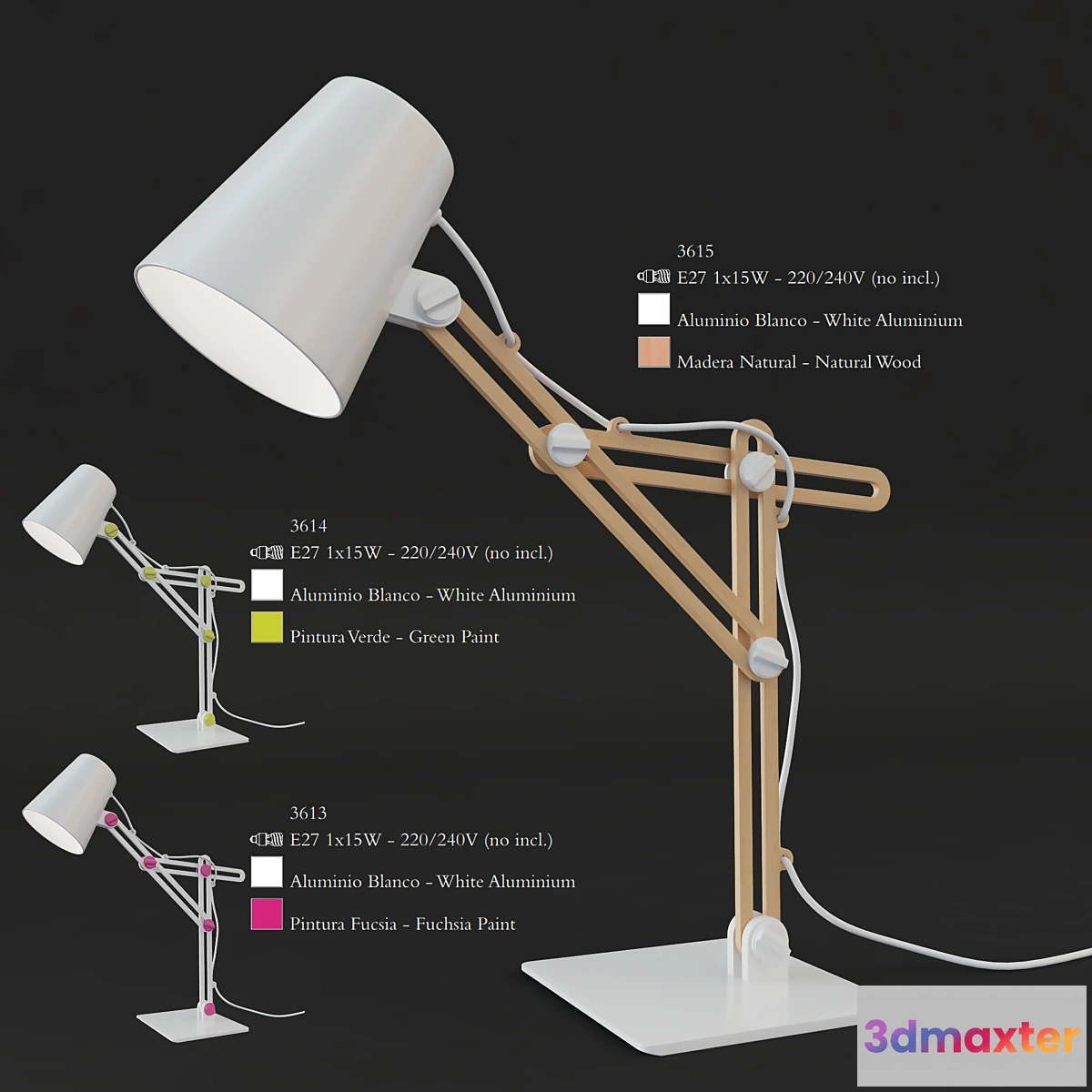 650929 - Mantra Looker Table Lamp