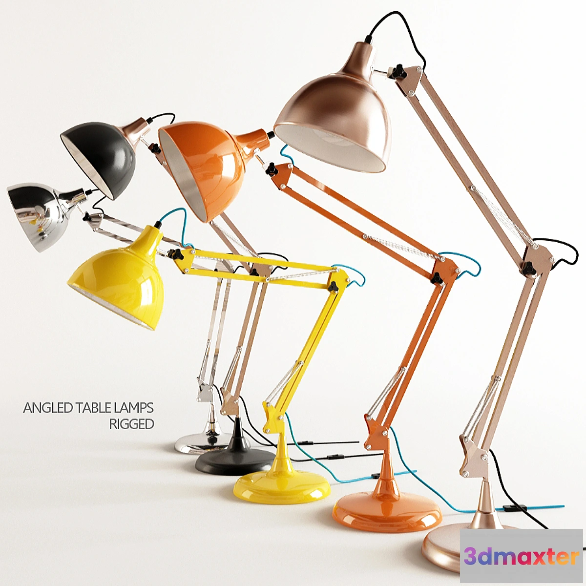650935 - ANGLED TABLE LAMPS