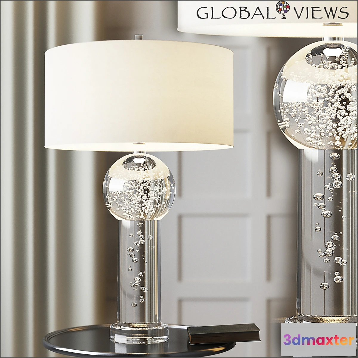 650963 - Global Views Clear Bubble Lamp