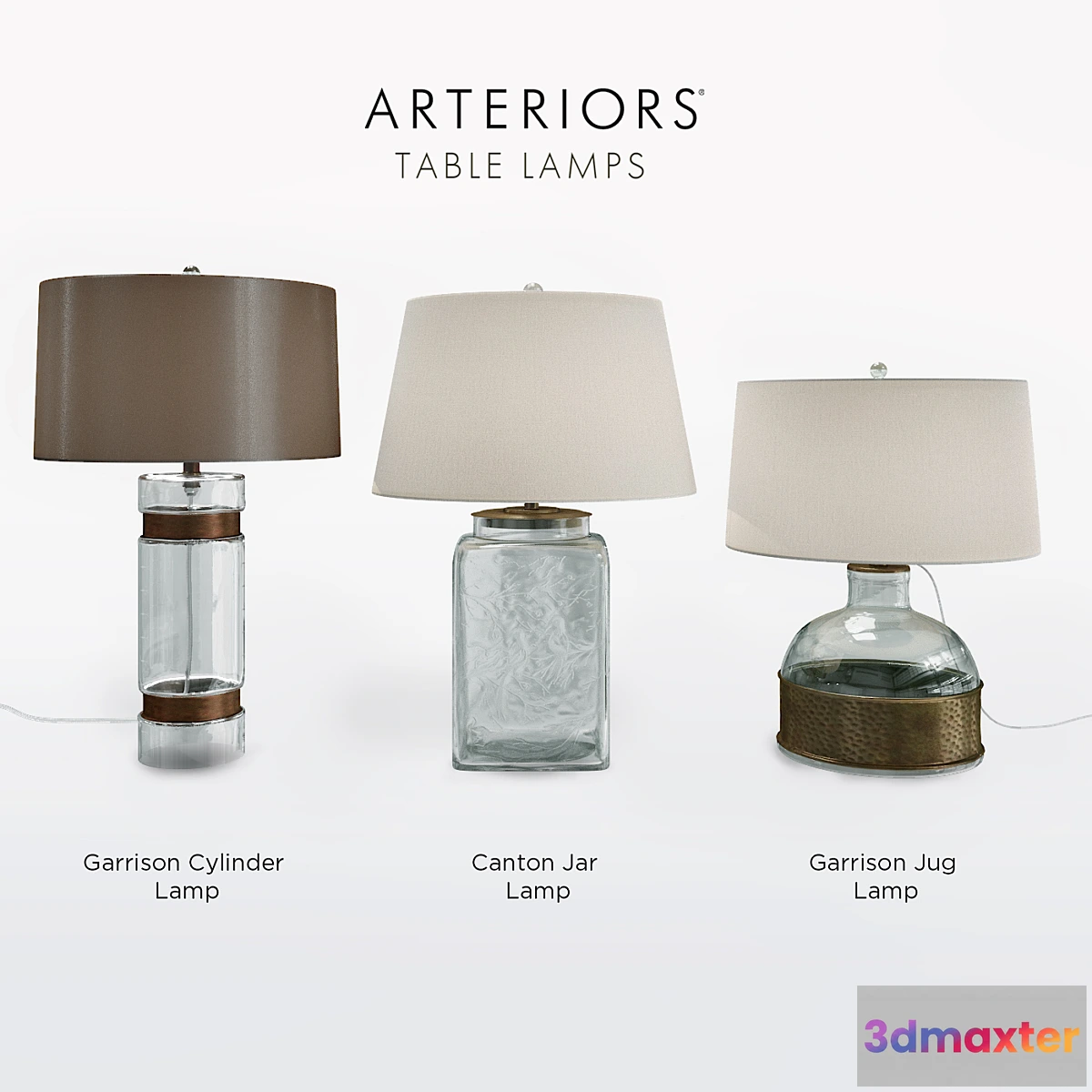 663687 - Arteriors - Table Lamps Set