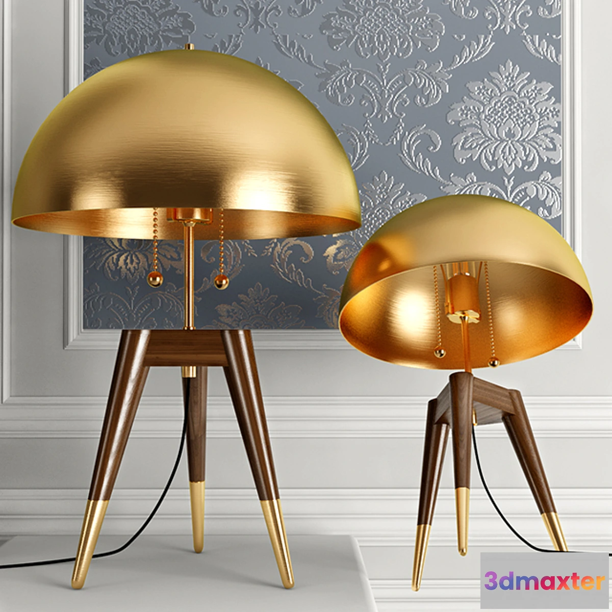 672801 - Matthew Fairbank Fife Tripod Table Lamp