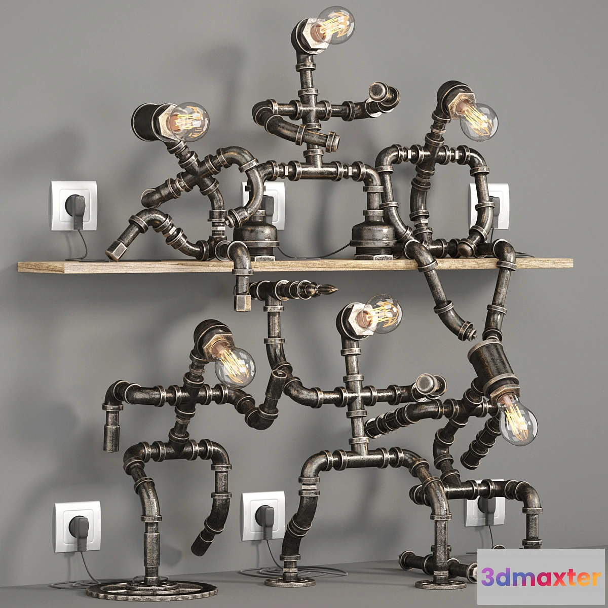 707108 - Robot Table Lamp 01