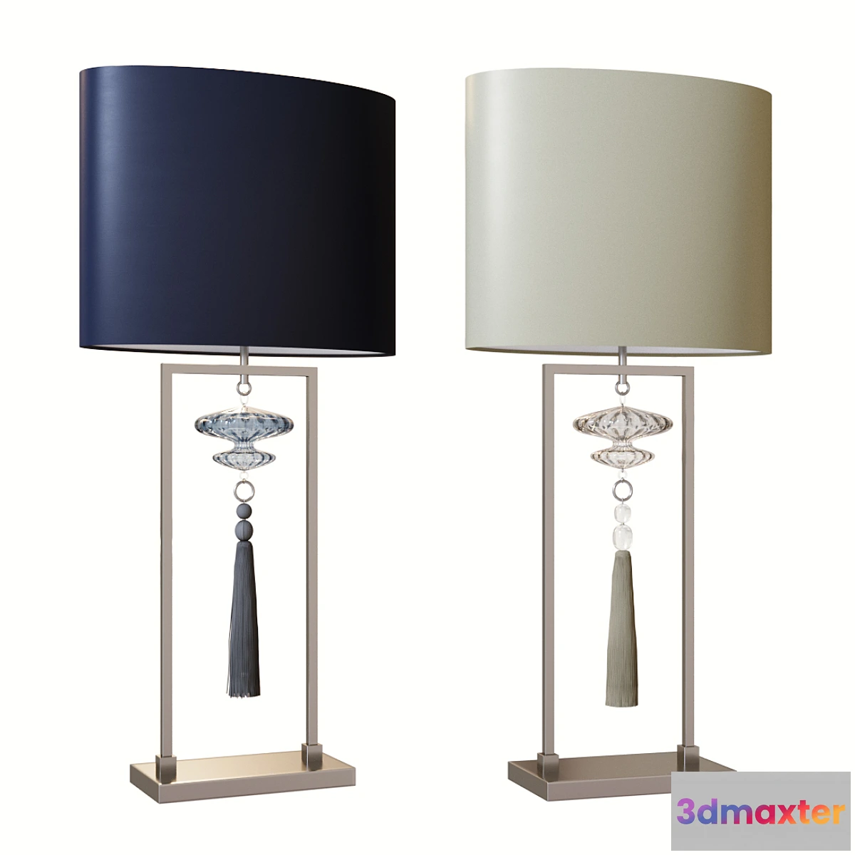 707160 - Constance nickel and indigo table lamp