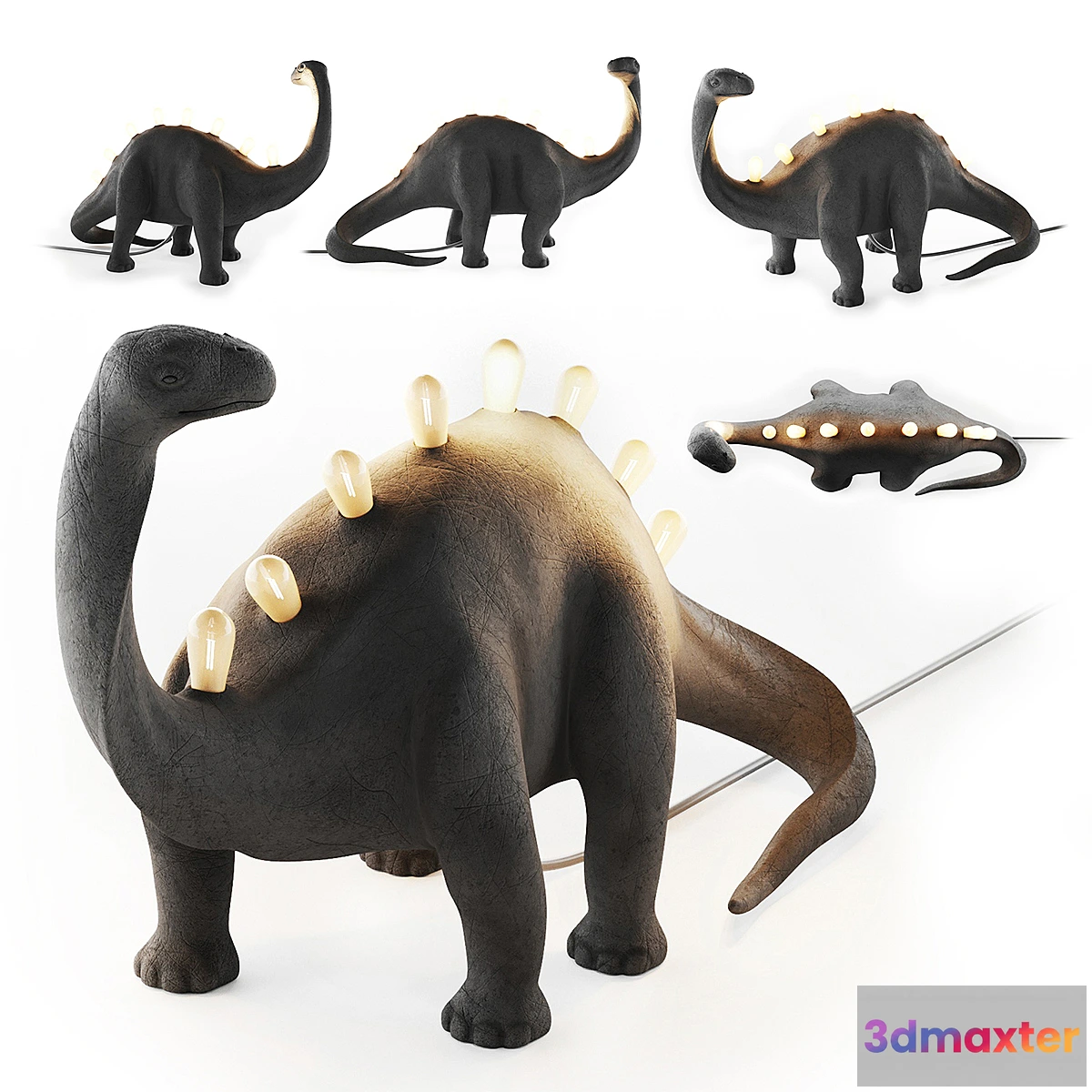 707176 - Seletti Jurassic Lamp Bronto