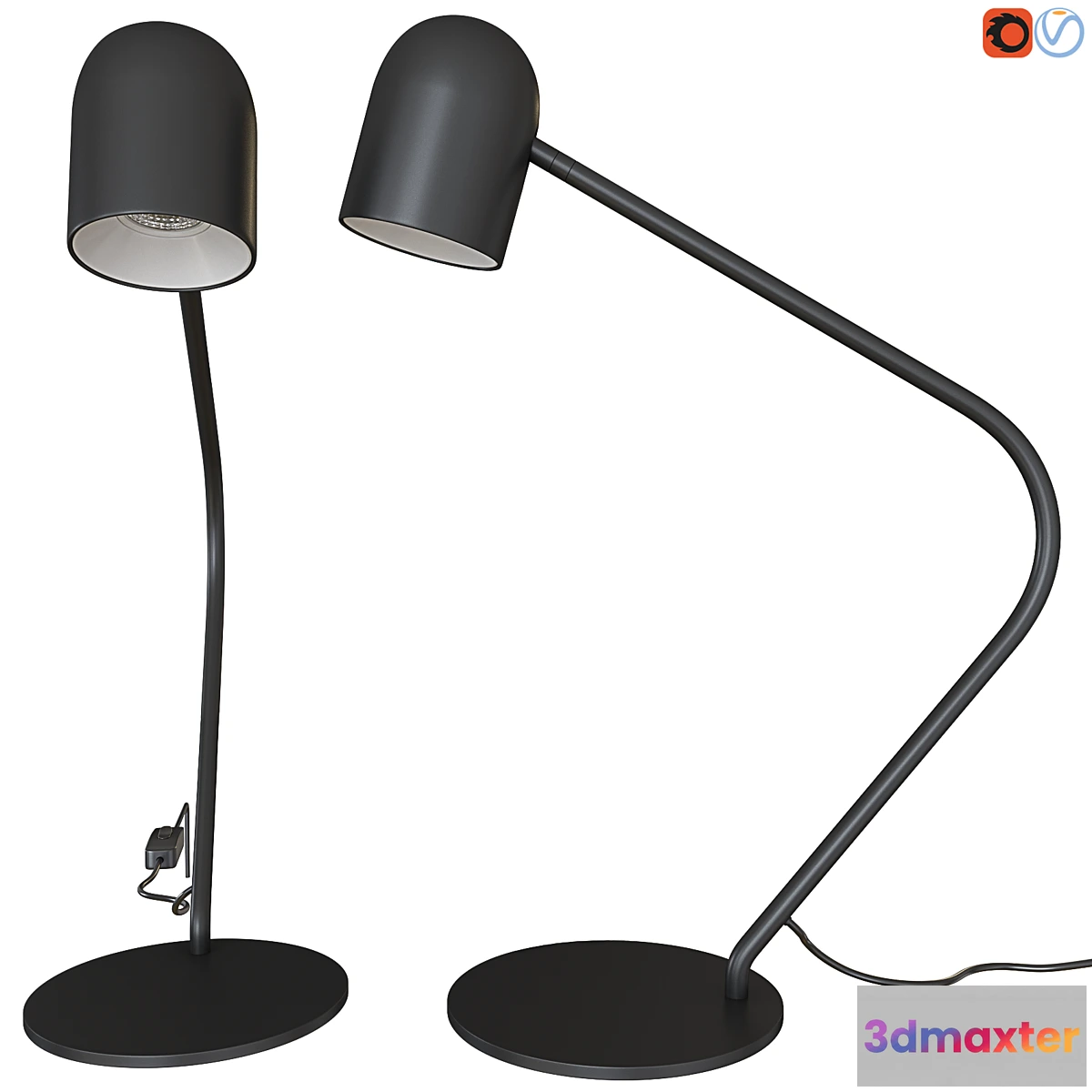 707230 - Table lamp Aromas Pipe