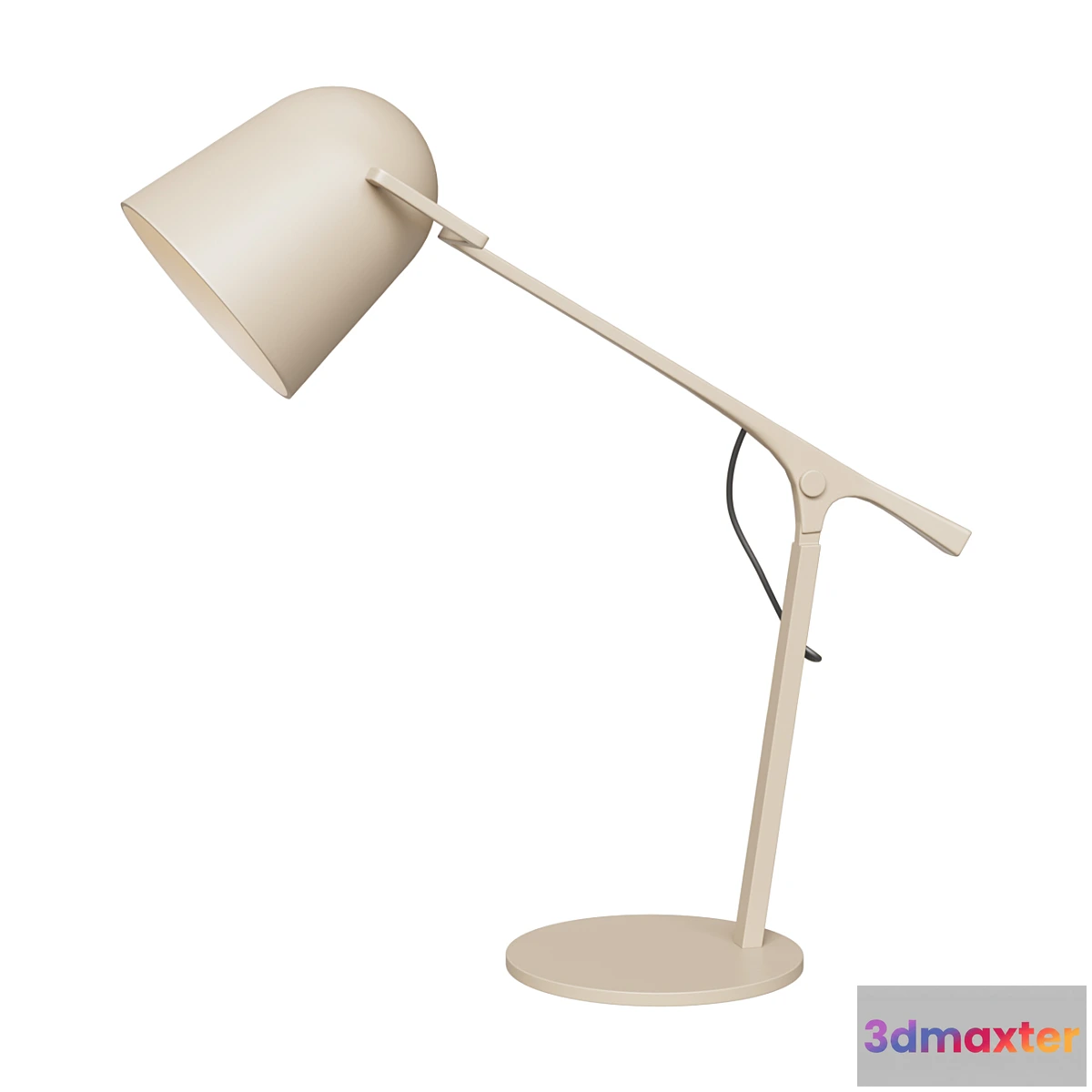 707452 - Minimal Beige Iron Desk Lamp