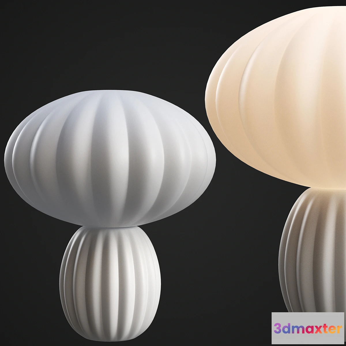 728682 - Table lamp Hubsch Opal - No.2