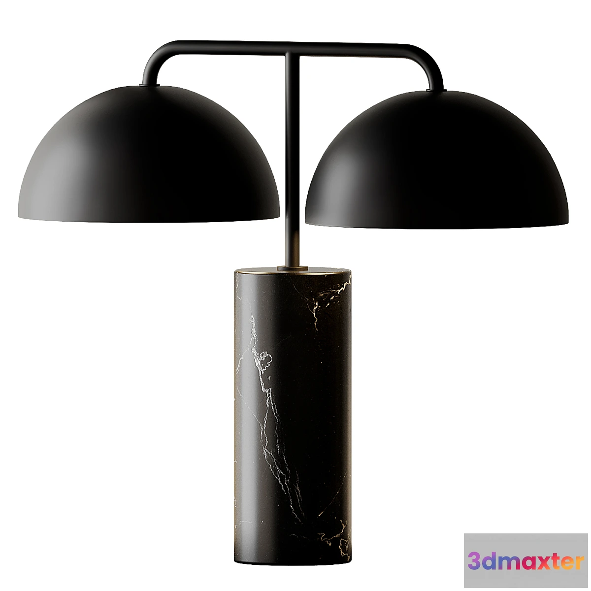 743313 - Domes Black Marble Table Lamp by Cb2 Exclusive - No.2