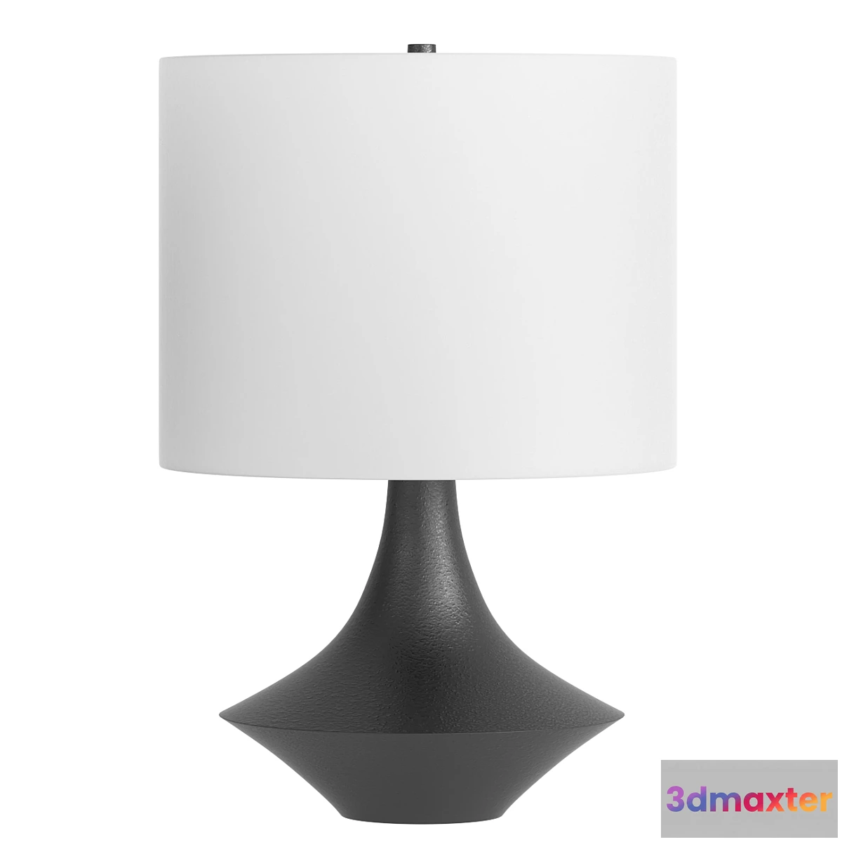 772349 - Marie Resin Table Lamp Charcoal - No.2