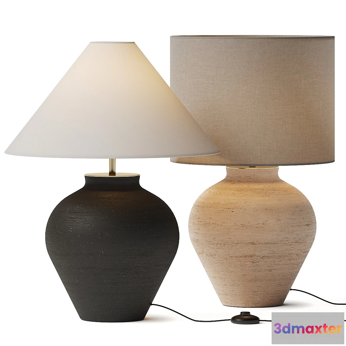 772509 - Crate and Barrel Corfu Cream Table Lamp - No.3