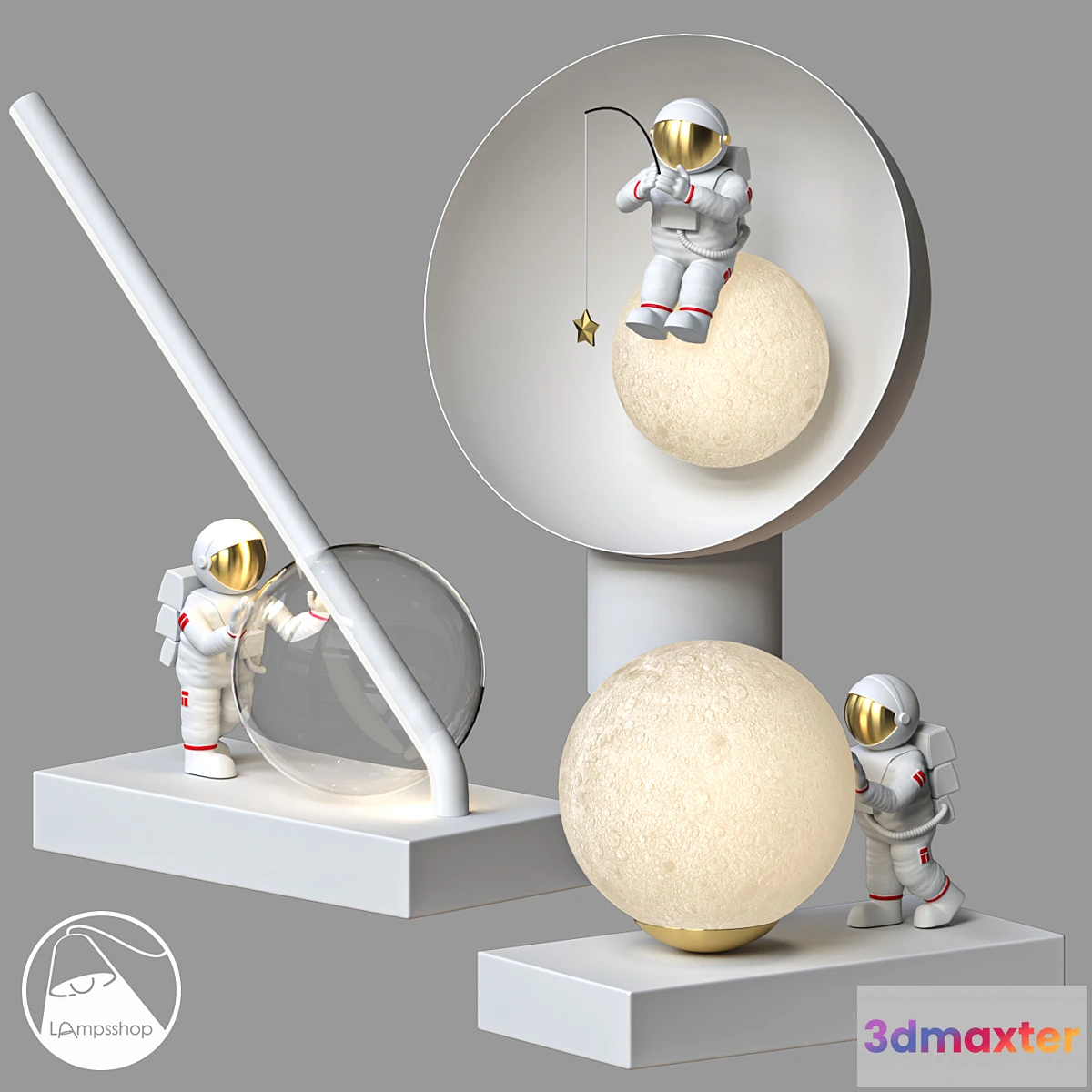 786344 - LampsShop.com NL5194 Table Lamp Astronaut mini Lamp