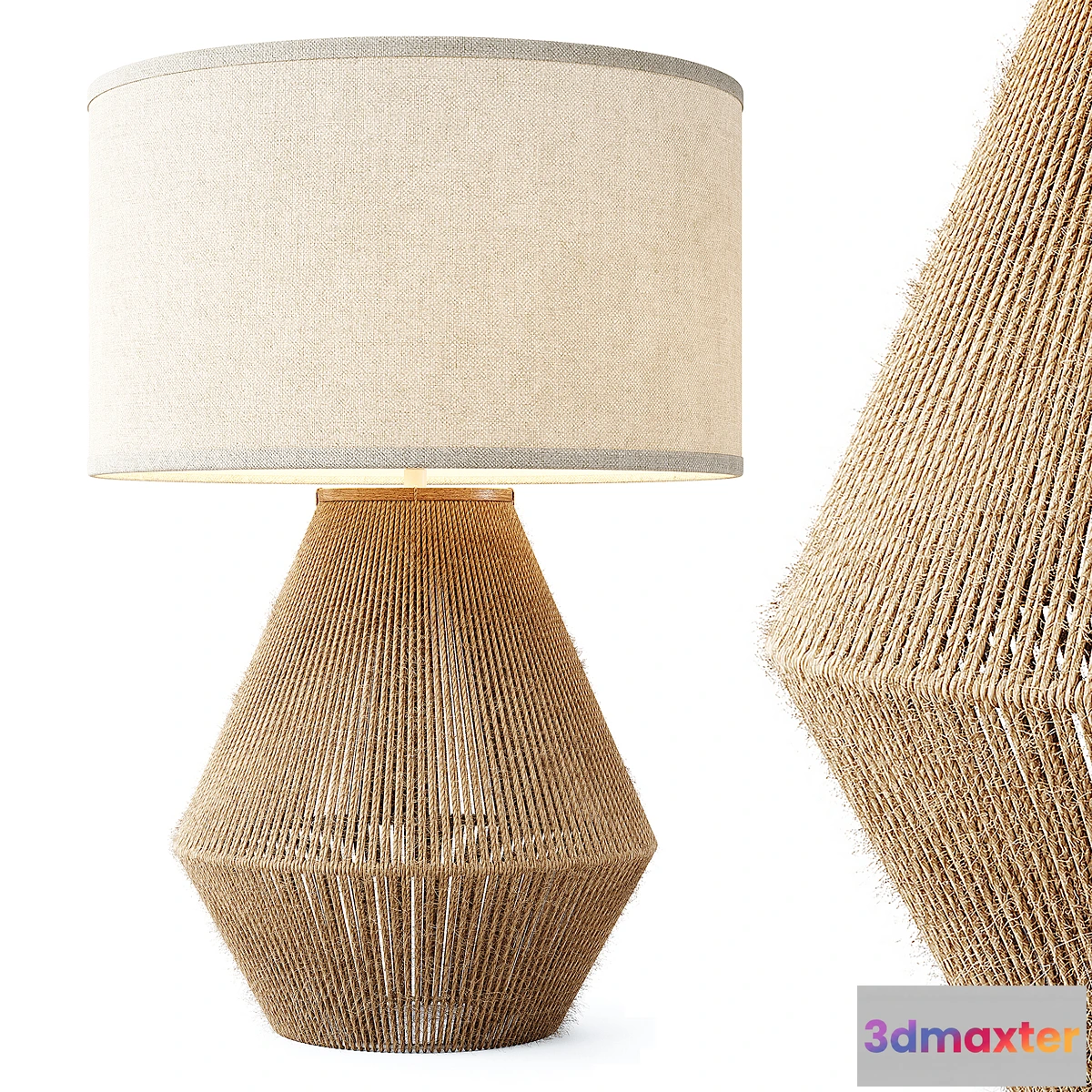 848651 - Zara Home - The jute base lamp - No.3