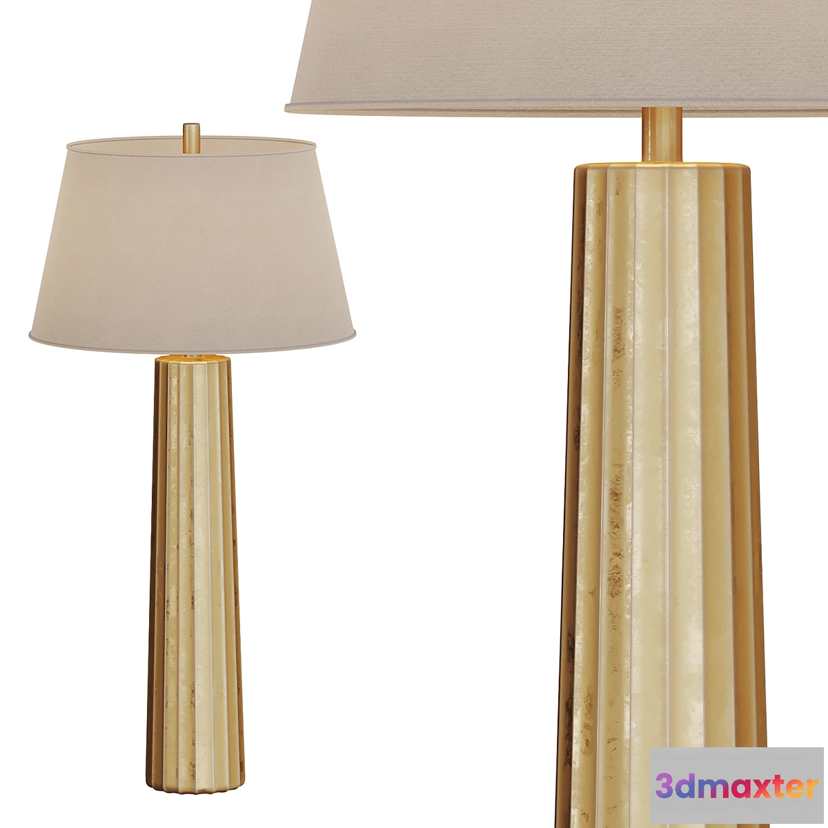 856045 - Fluted Spire Large Table Lamp - No.3