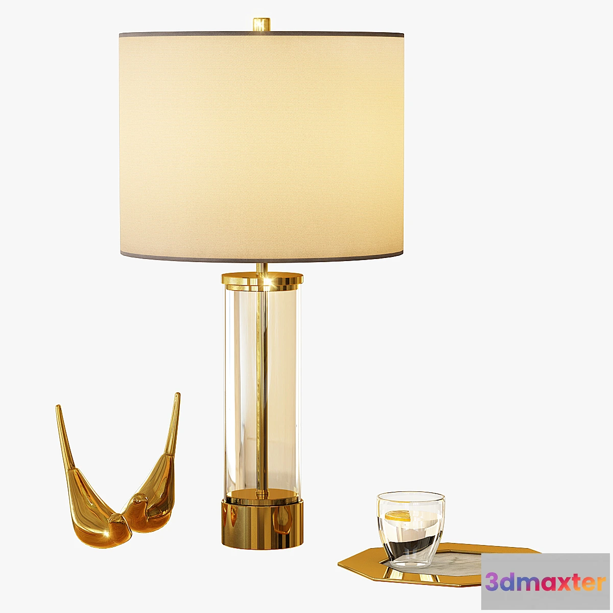 891996 - Acrylic Column Table Lamp - No.3