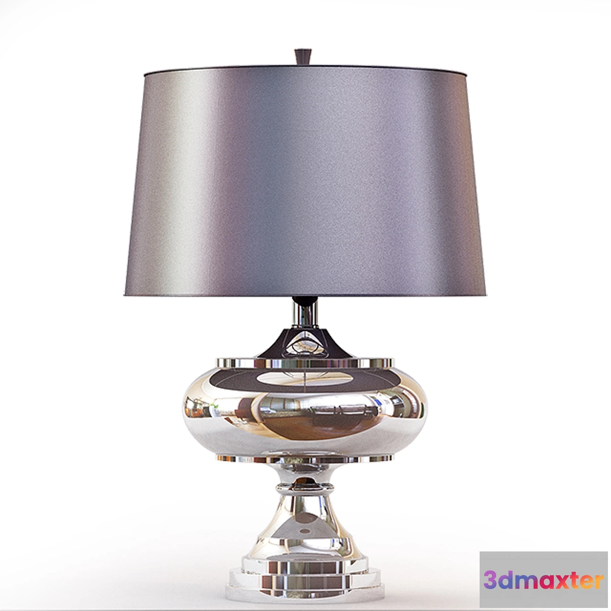 892056 - Polished Chrome Plated David Frisch Jelani Table Lamp