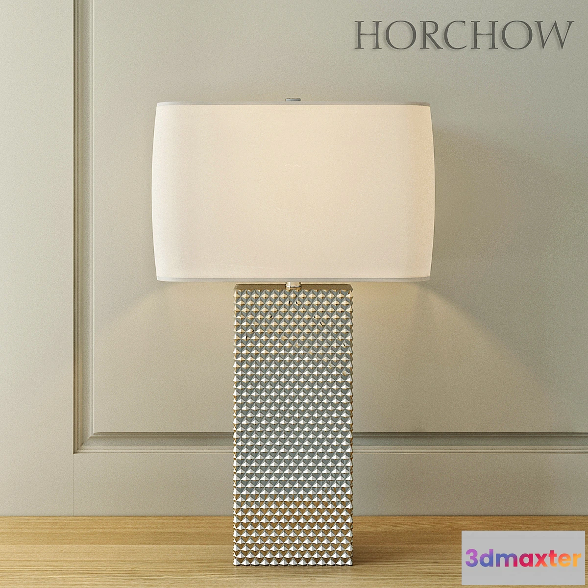 892102 - Regina-andrew design platinum stud lamp - No.2