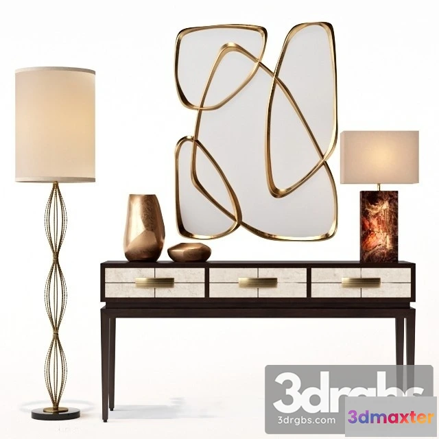 993494 - Allegro Three Drawer Console Table