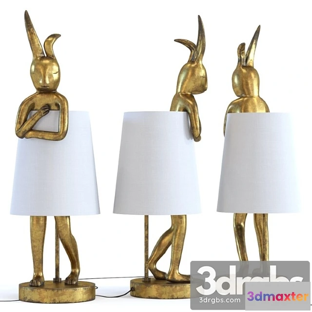 993516 - Animal rabbit gold