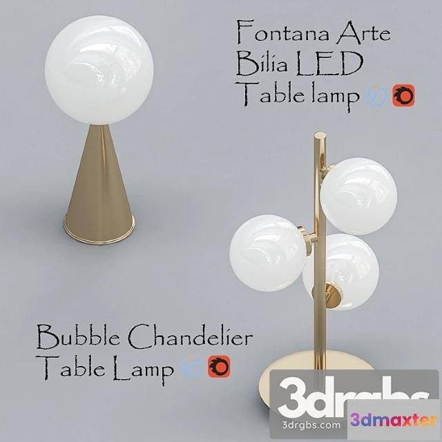993738 - Bubble Chandelier Table Lamp