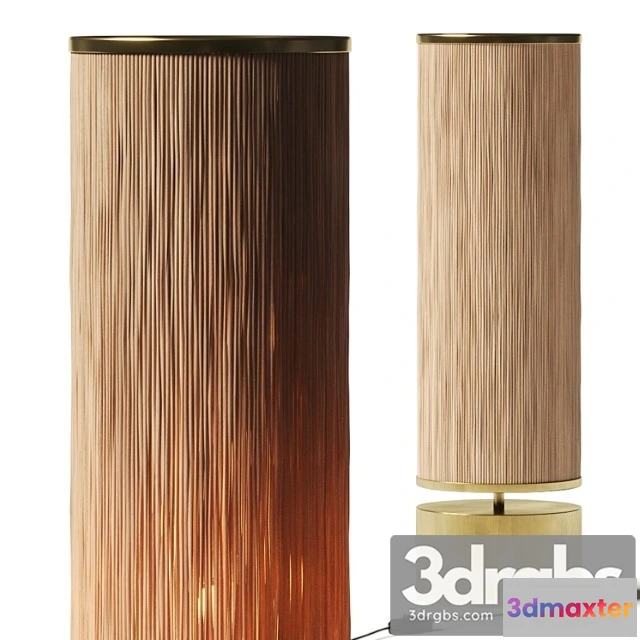 993770 - Cb2 solana pillar table lamp
