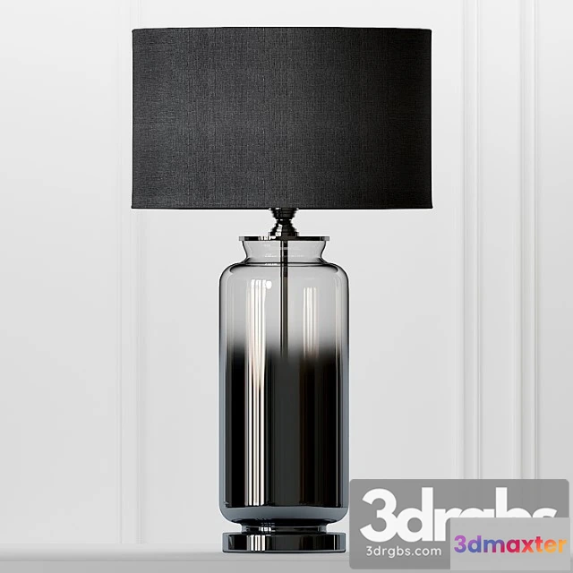 993826 - Cox & cox gray smoke glass table lamp