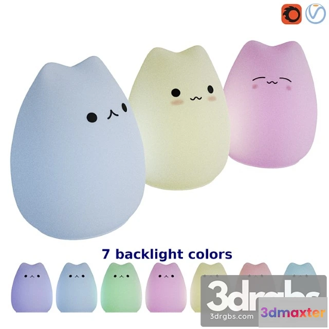 993850 - Cute cat led night lamp