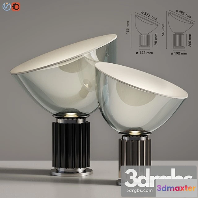 994018 - Flos Taccia Table Lamp Small Large 1