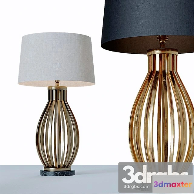 994098 - Grand scale architectural vase form buffet lamp