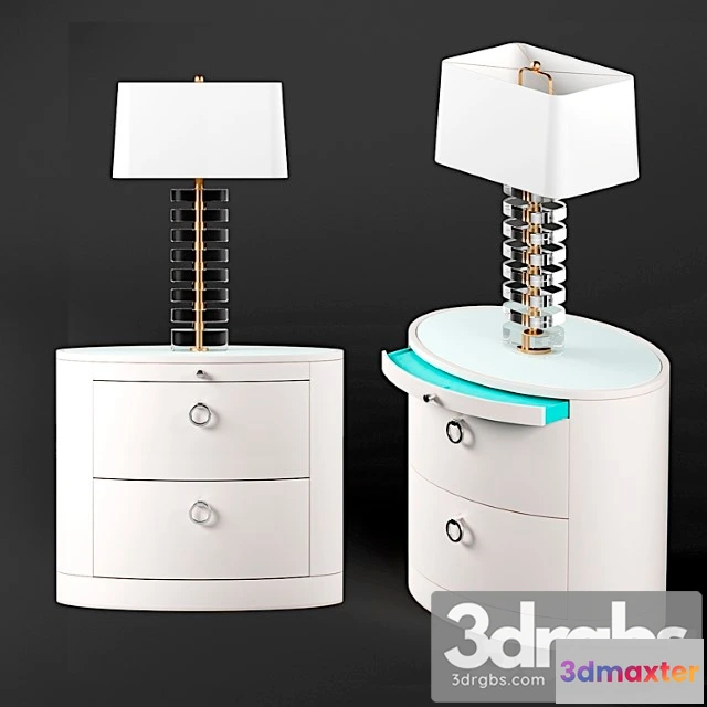 994128 - Hastings Nightstand And Ferris Lamp