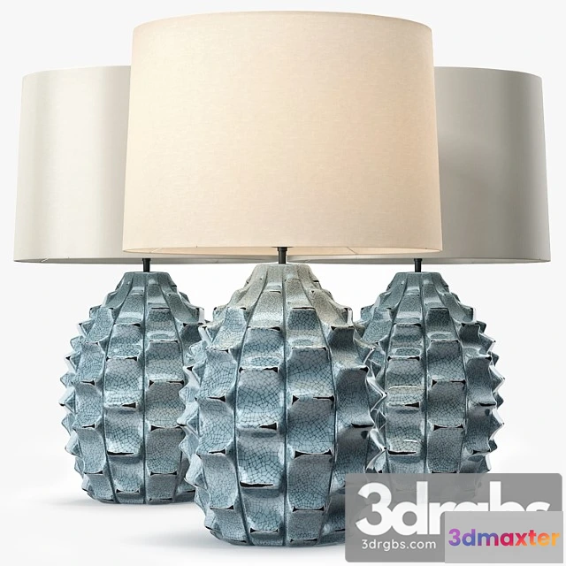 994422 - LuxDeco Bayern Table Lamp Turquoise Base