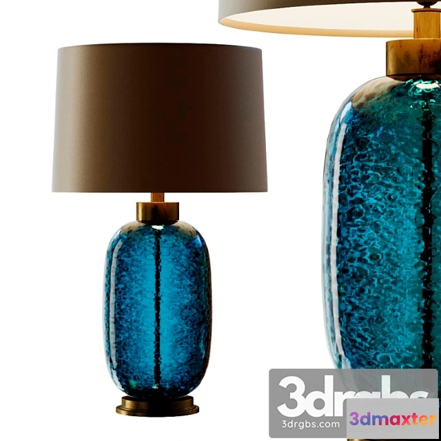 994492 - Mid Century Studio Art Glass Buffet Lamp 3