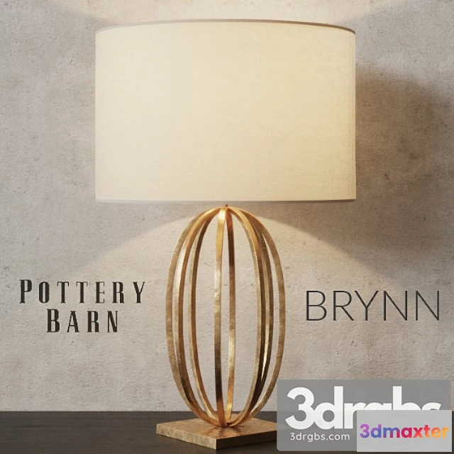 994740 - Pottery Barn Brynn Brass Table Lamp