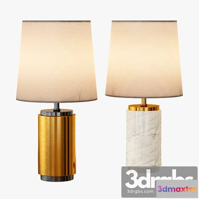 994874 - Small Pillar Table Lamp Antique Brass