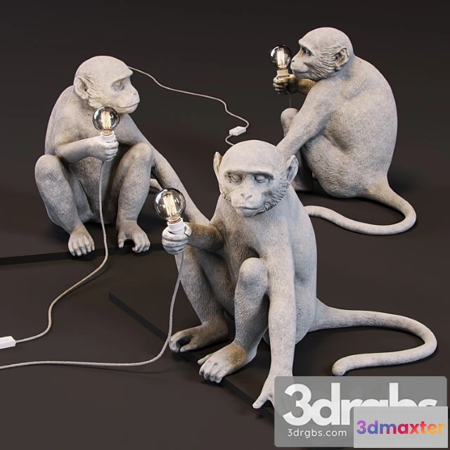994996 - The Monkey Lamp Sitting Version 3