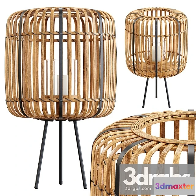 995148 - Zara Home The Bamboo Decorative Candle Lamp