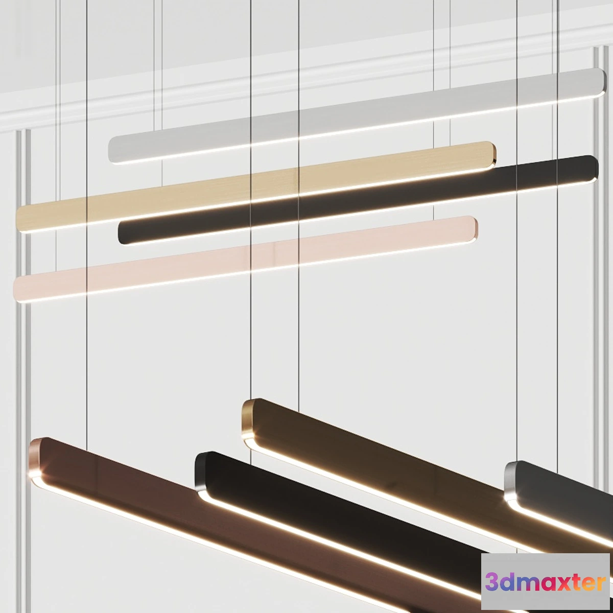 1346999 - Occhio Mito Volo Suspended Lamps 3D Max