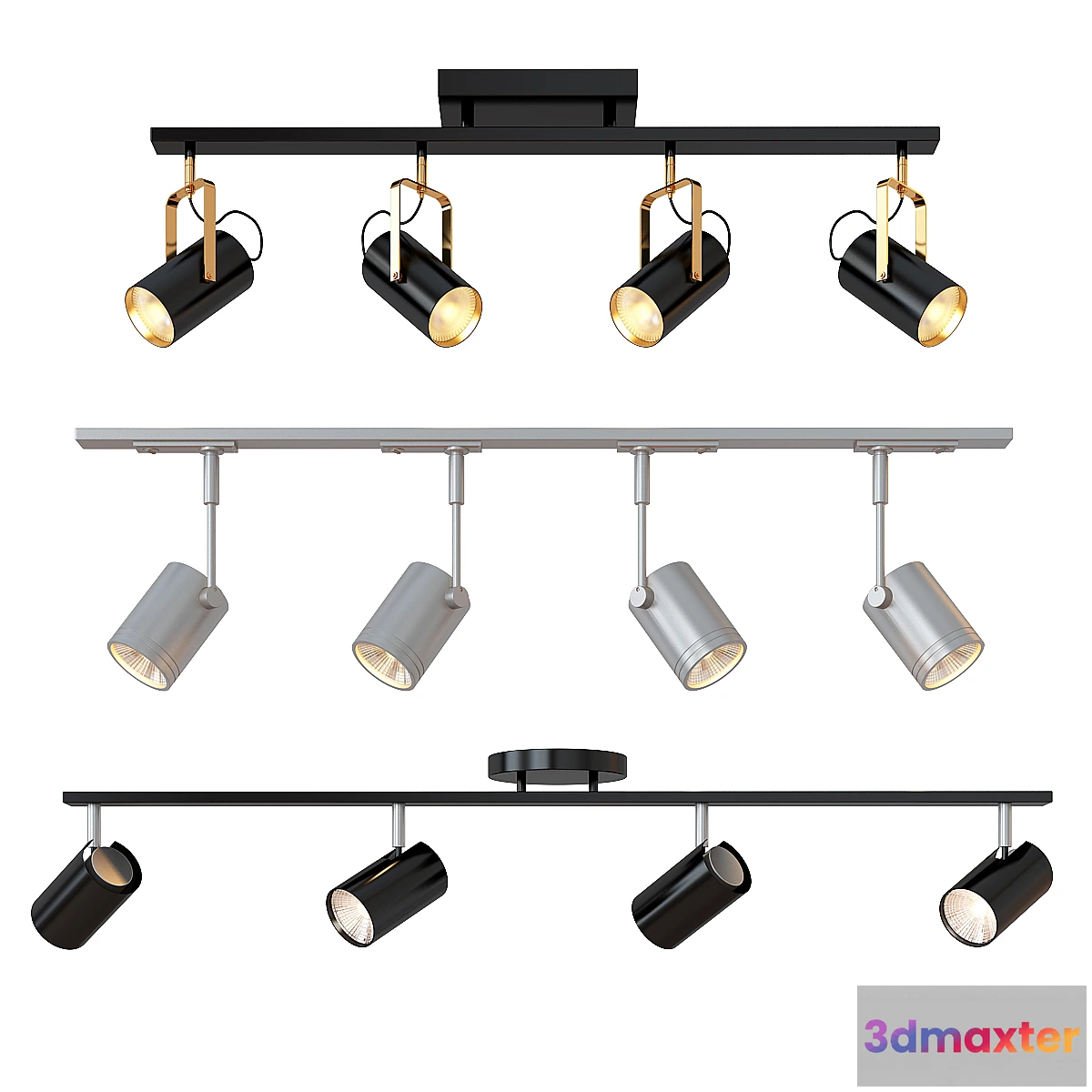 1350291 - Collection of Track Lights 2 3D Max