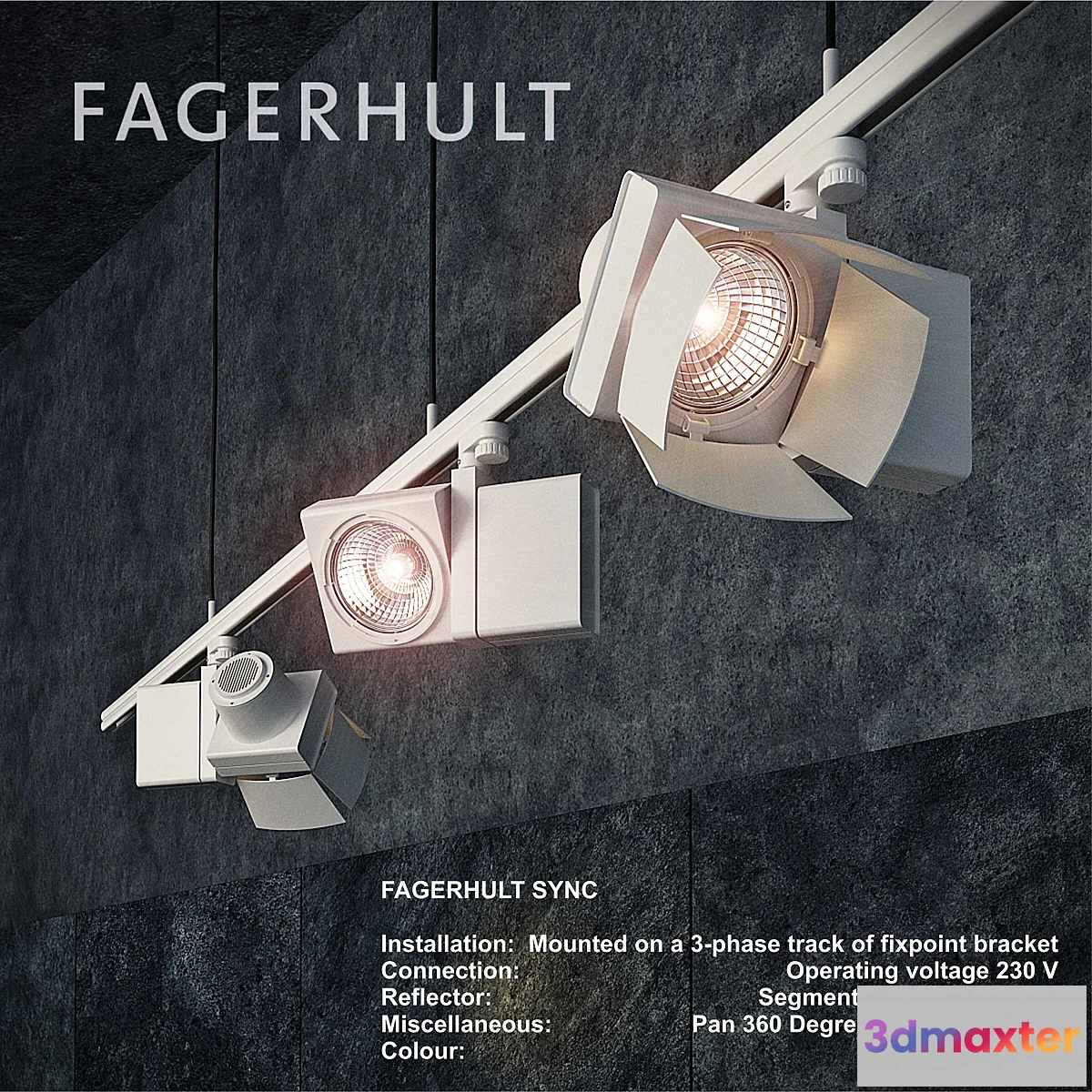 1405786 - Fagerhult Sync 3D Max
