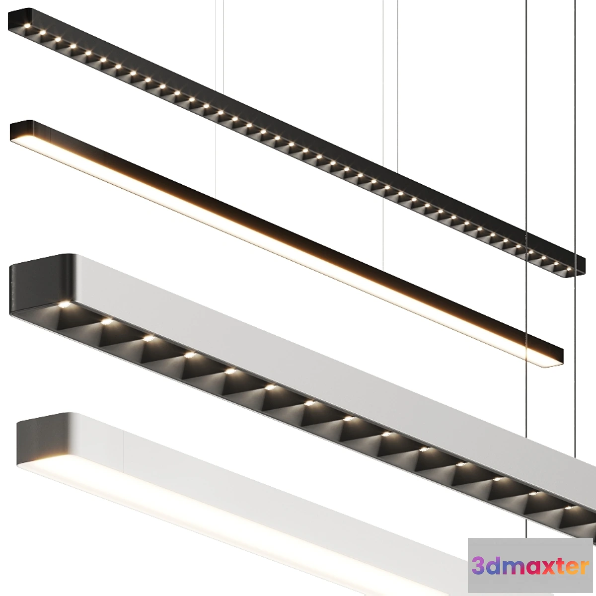 1426908 - Flos Super Line & Pro Pendant Lamps 3D Max