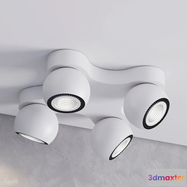 1660554 - lighting - Ceiling light odeon light 3536  4CL 3D Max