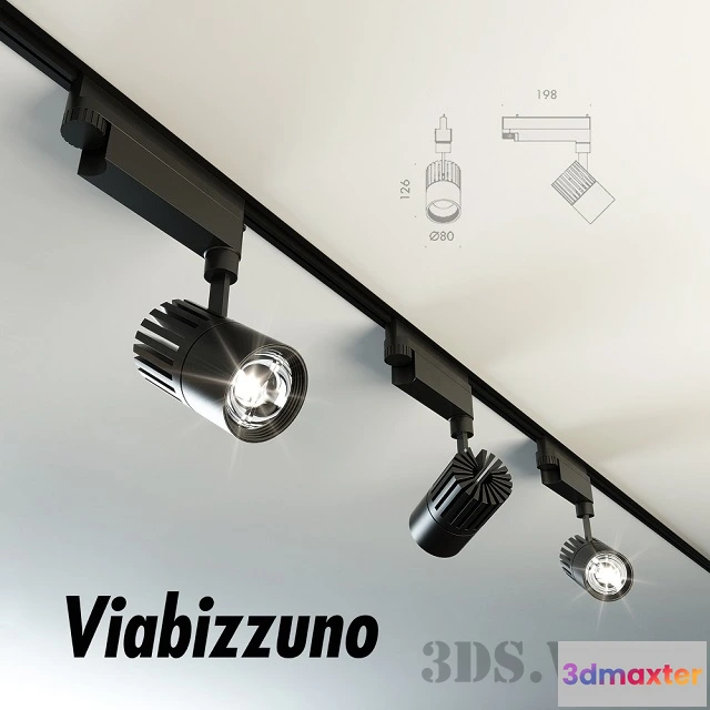 1660626 - lighting - Technical lighting - Viabizzuno Eco 3D Max