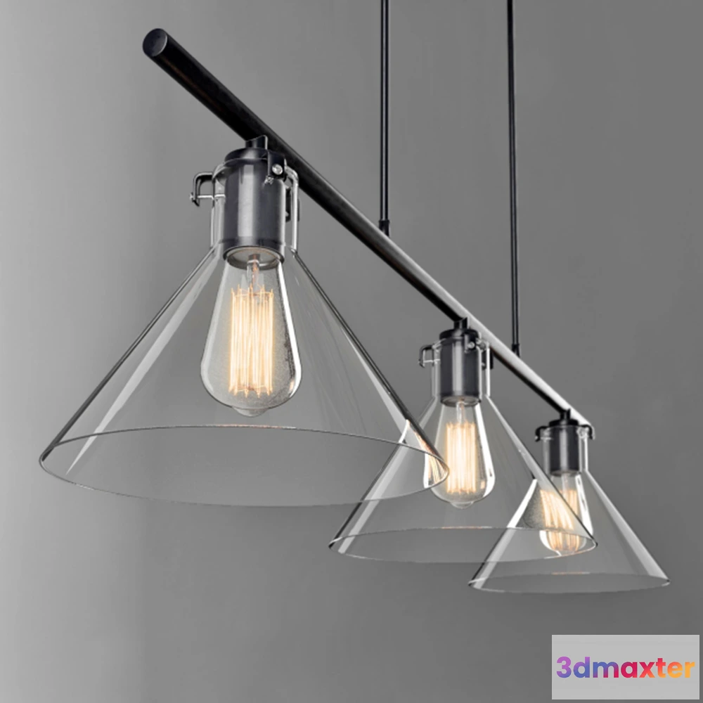 1660648 - lighting - Lamp for technical lighting 3D Max