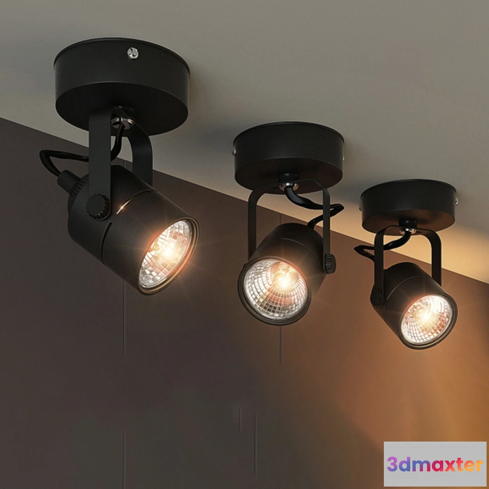 1660670 - lighting - Rotary light SLV Spot 79 3D Max