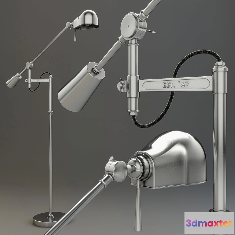 1660686 - lighting - Technical Luminaire Ralph Lauren 67 3D Max