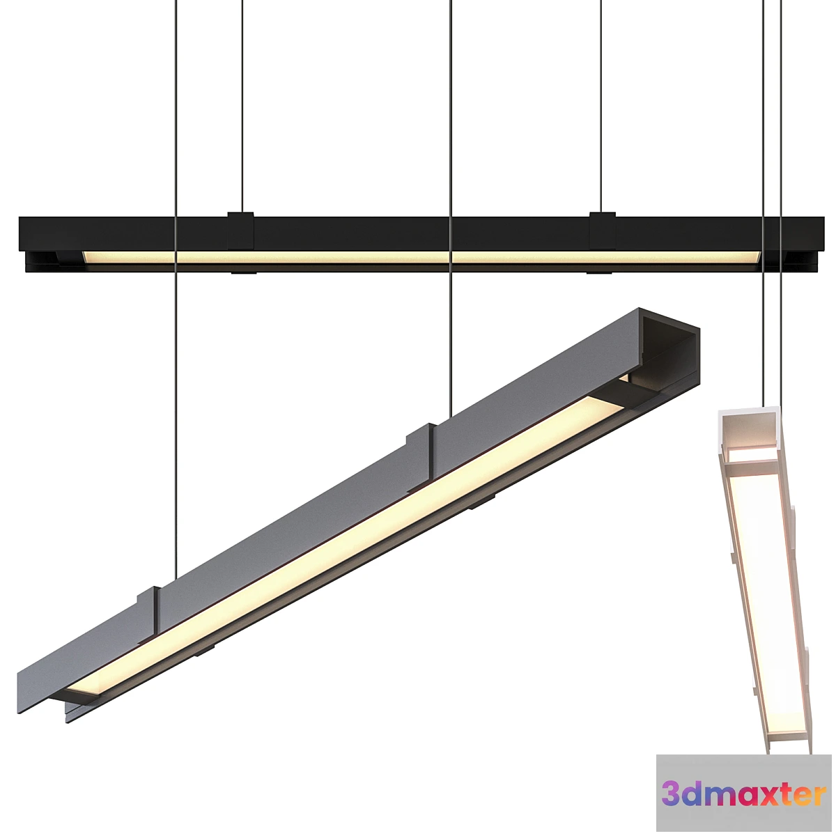 568484 - Alpha Linear Suspension Light By Kuzco Lighting