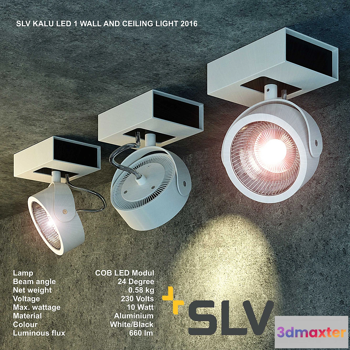 637283 - Lamp SLV KALU LED 1