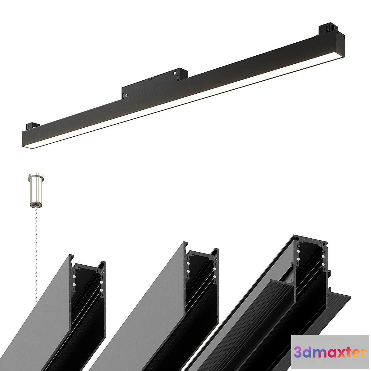 772561 - Arte Lamp Linea A4633PL-1BK - No.2